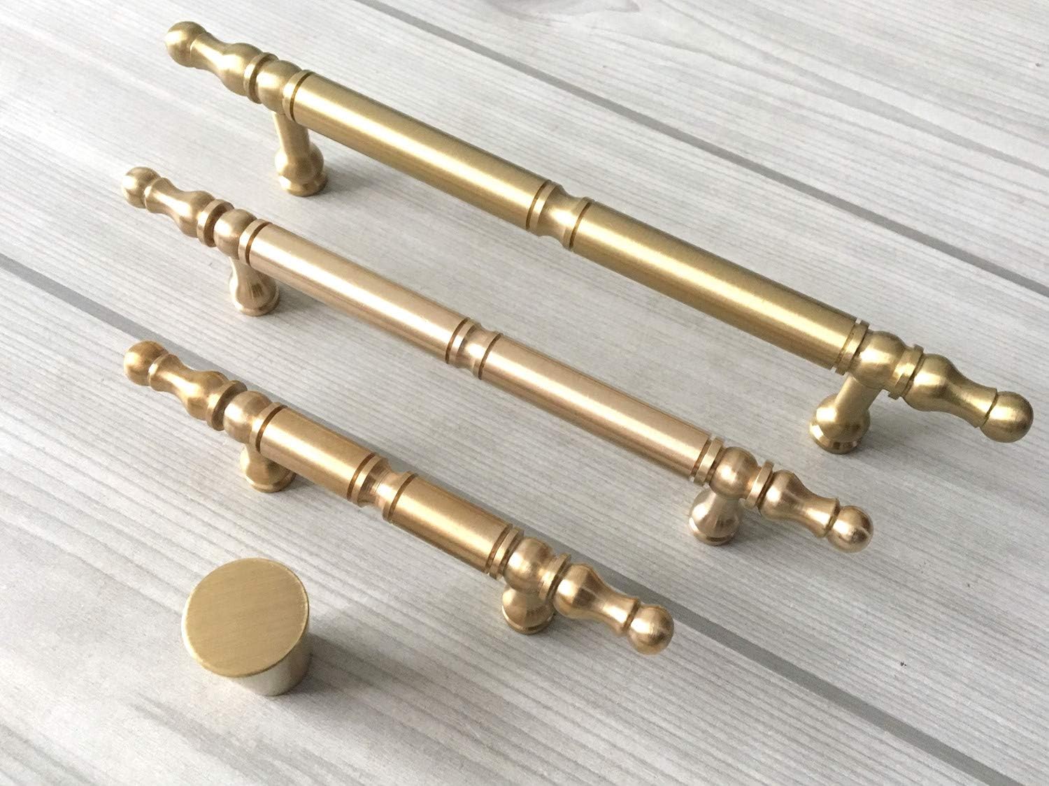 3.75" C-C (3 3/4 Inches Centers) Drawer Pulls Handles Dresser Pull Brass Cabinet Door Handle Knob Pull 96 mm Centers