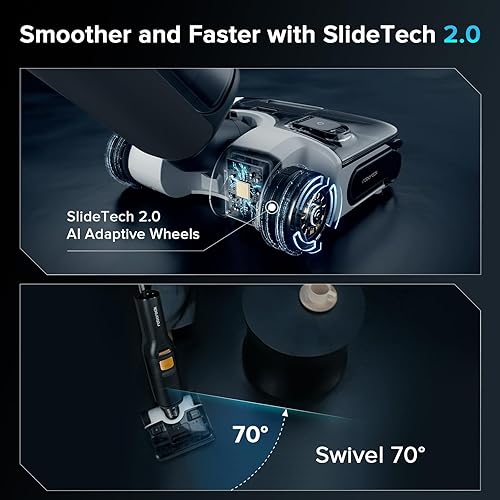 Miniatura 6 de roborock F25 ACE Aspiradora Húmeda y Seca, Aspiradora Trapeador Inalámbrica Todo en Uno para Pisos Duros, Limpiador de Pisos de Madera Dura de