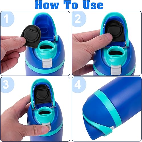 Miniatura 10 de TIMEDIARY 2 tapones de repuesto para Owala de 19243240 onzas, junta de tapa superior de botella compatible con Owala FreeSip junta de tapón de