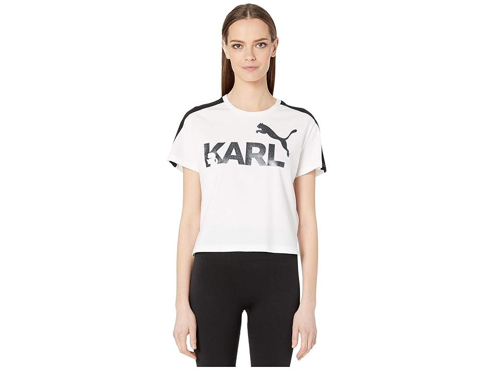 

PUMA Puma X Karl Tee (PUMA White) Women's Clothing