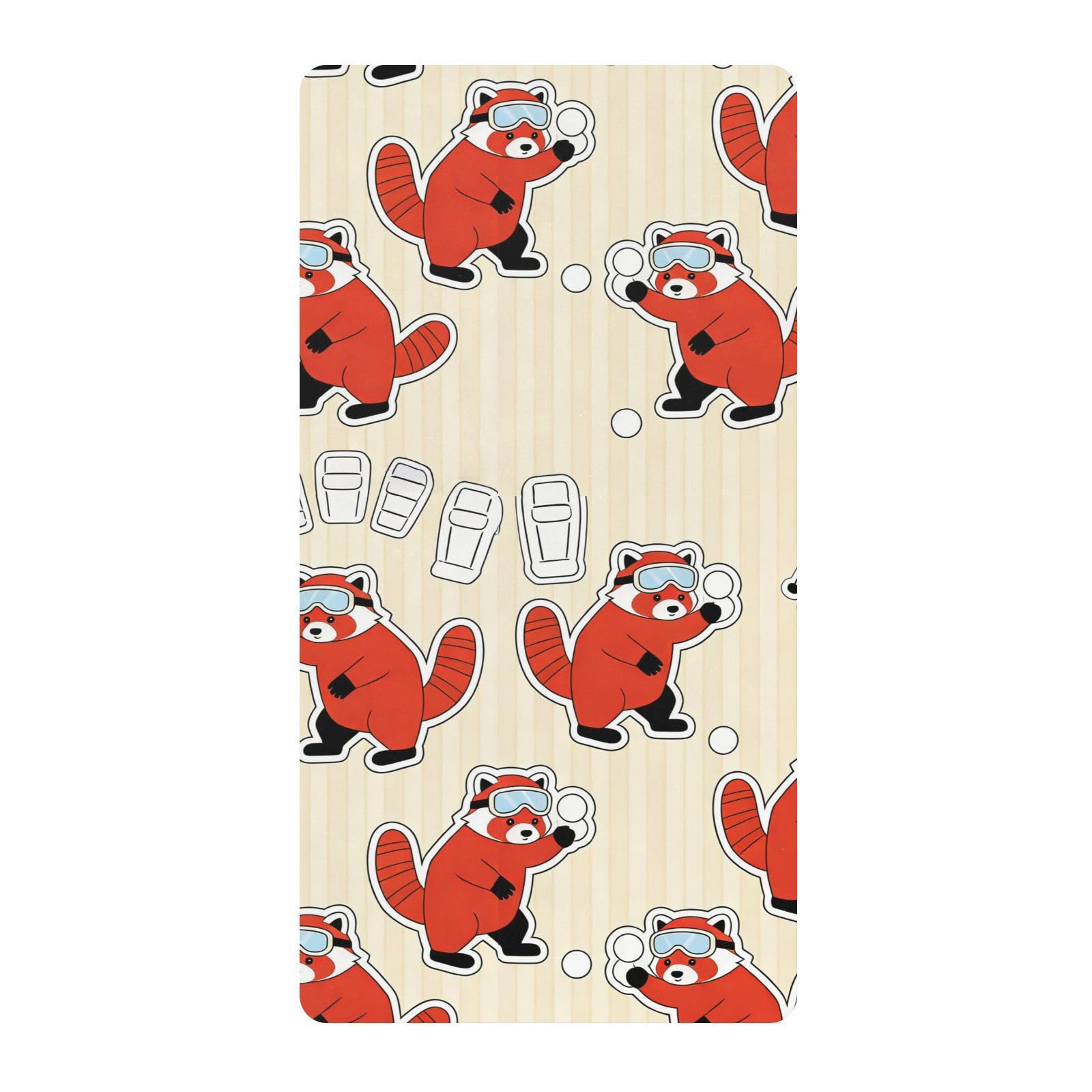 Parure de berceau Fox in Masks en coton doux haut de gamme pour lit bébé