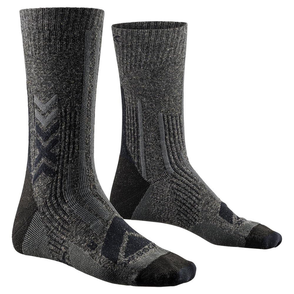 X-Socks Unisex Noir Football Socks Perform Merino Crew