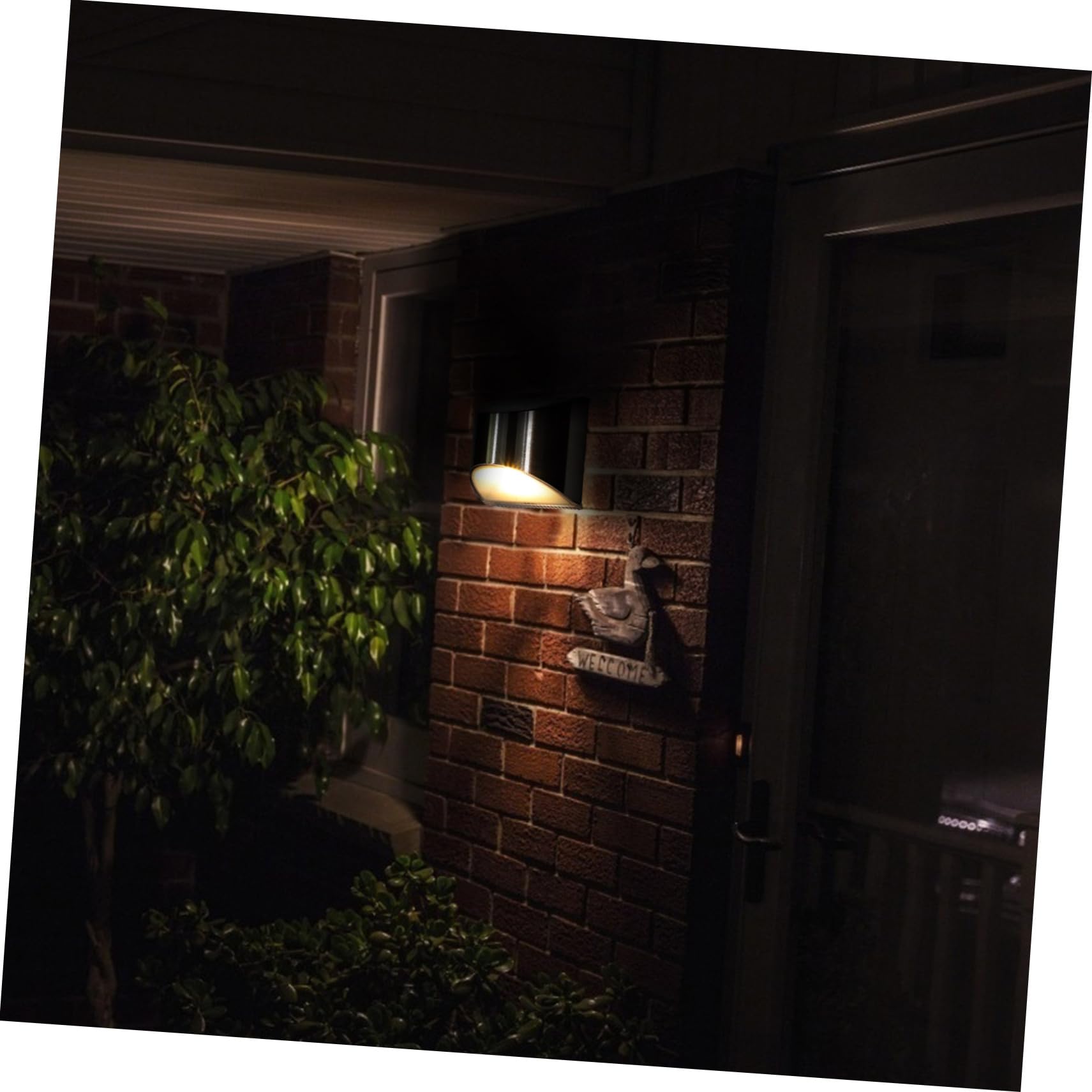 4 Stück Solar Wandleuchten aus Edelstahl Ip55 Solar LED Leuchten für Außenbereich und Hofbeleuchtung Energiesparende Wand Gartenleuchten in Weiß