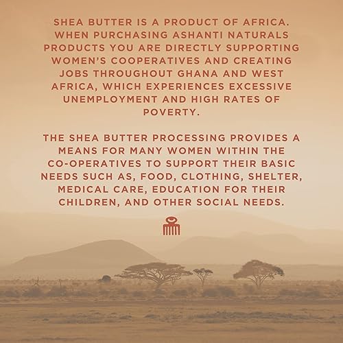 Miniatura 5 de Manteca de karité cruda batida amarilla  Manteca de karité africana sin refinar  Crema hidratante cremosa para una fácil aplicación - 15 onzas