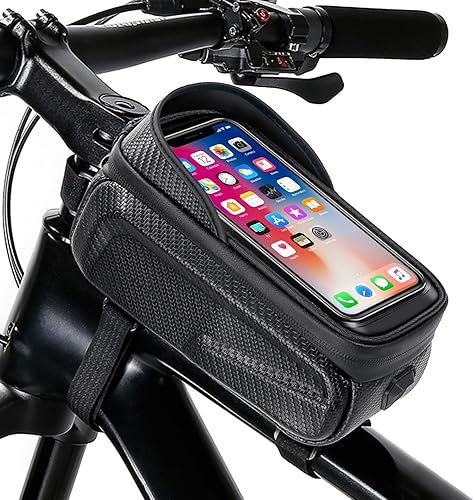 Nuevo soporte para bolsa frontal para teléfono celular, diseño resistente que no se deforma, impermeable, bolsa de bicicleta, equipo de regalo de