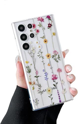 Miniatura 71 de ZTOFERA Funda Floral para Samsung Galaxy A14 5G, Funda Transparente con Lindo Patrón de Flores para Niñas y Mujeres, Protector de Silicona Flexible