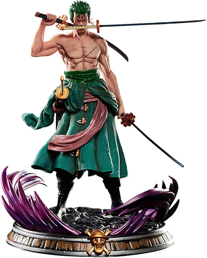Bandai Namco startet Animeschulen ein 6 71omn5TaGRL. AC SX679 Zoro Action Figure,Three Swords Roronoa Zoro Anime Character Statue Anime Action Figure PVC Toy Figure Collection Gift for Boys and Girls