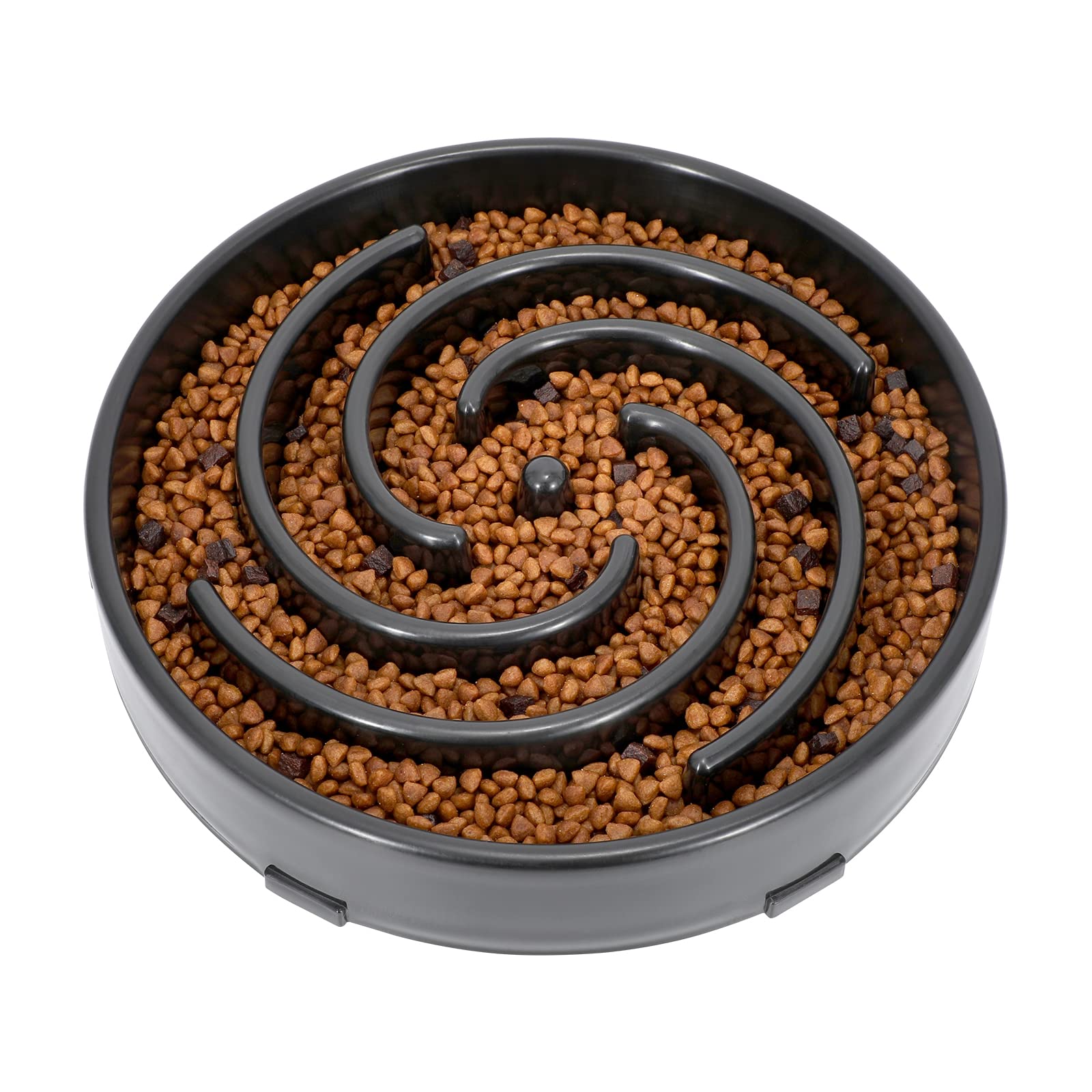 LEACOOLKEY Large Slow Feeder Dog Bowl,Maze Interactive Dog Food Bowls,Anti Gulping Healthy Eating,Stop Bloat Pet Slow Down Feeding Dishes for Medium/Big Dogs(Dark gray) — image 1