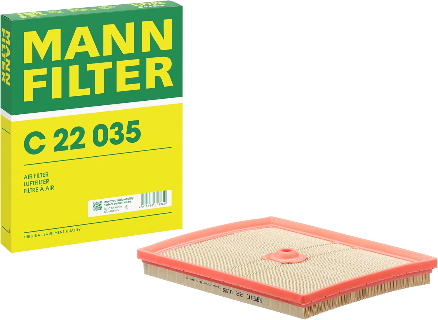 MANN-FILTER C 22 035 Air Filter – For Passenger Cars