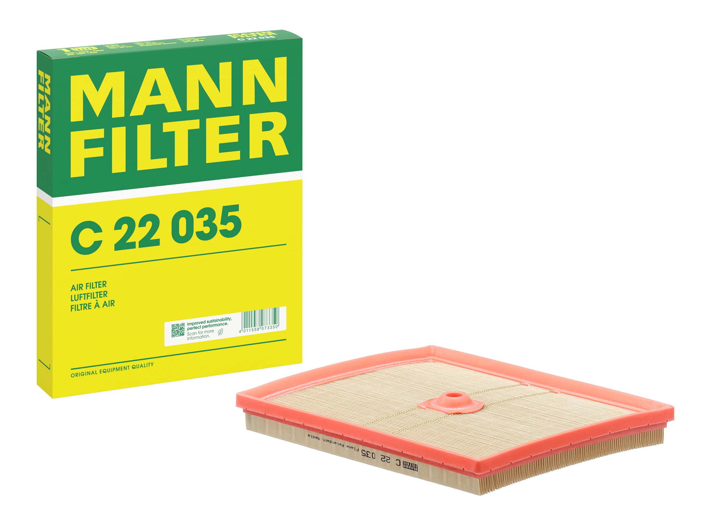 MANN-FILTER C 22 035 Luftfilter - für Pkw + Transporter