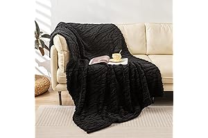 3D Stylish Super Soft Black Sherpa Throw Blanket