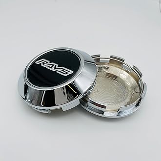4pcs Rays Volk Racing Wheel Center Caps OD 76MM/2.99" ID 72MM/2.83" for CB 73.1MM Wheels (Color-F)