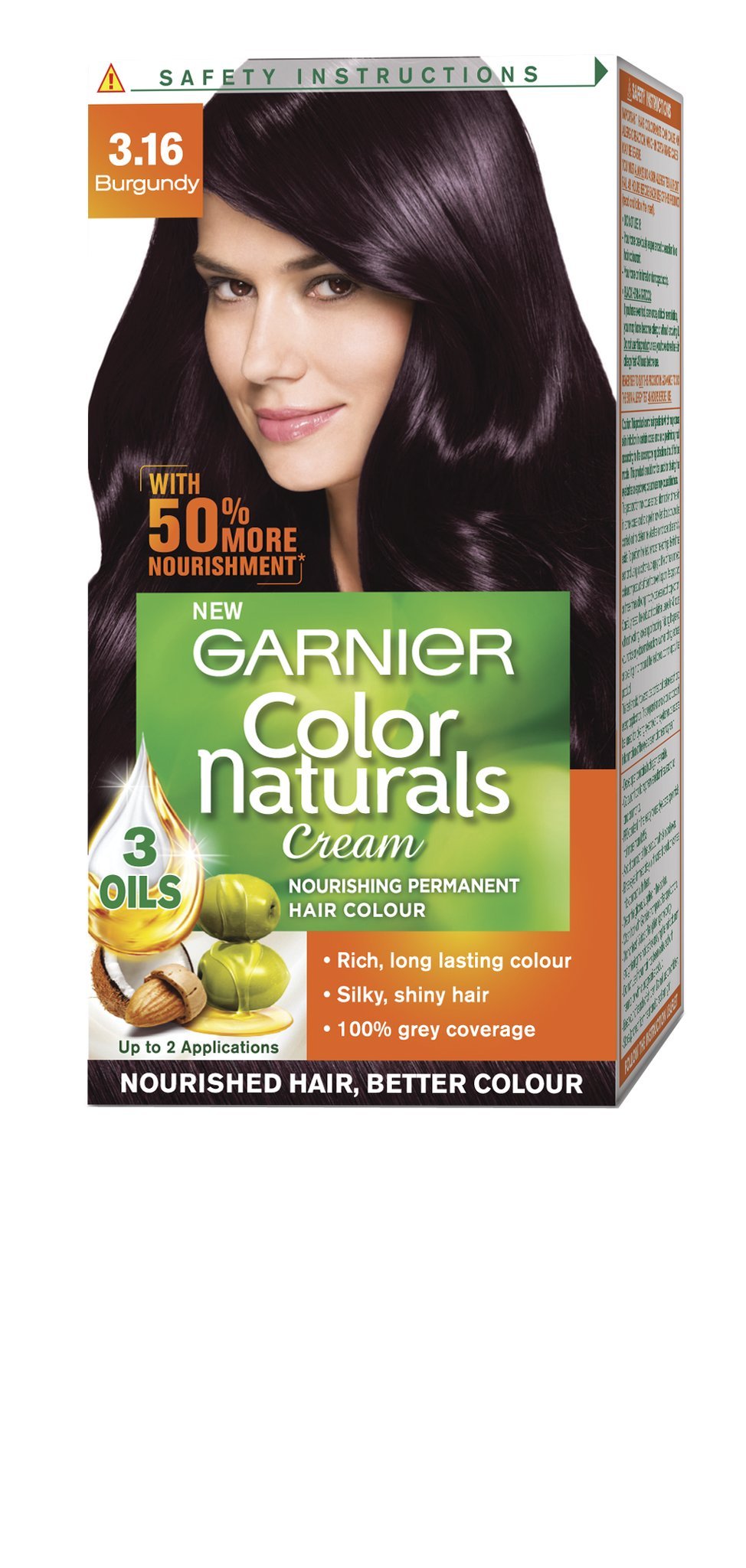 Garnier Color Naturals Mini Shade 3.16 Burgundy, 35ml + 30g