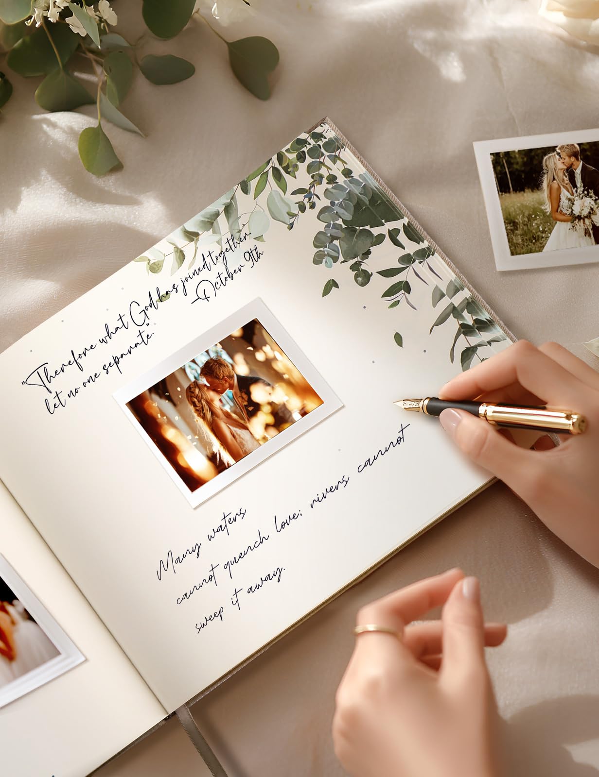 Libro degli ospiti per matrimonio, 100 pagine, copertina rigida