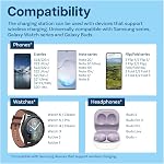 MMOBIEL Wireless Charging Station for Samsung – 3 in 1 Wireless Charger Stand for MagSafe Samsung Galaxy S26/S25/S24/S23/S22 Series, Galaxy Watch 8/7/6/5/4, Buds – 15W – Fast Charging Dock