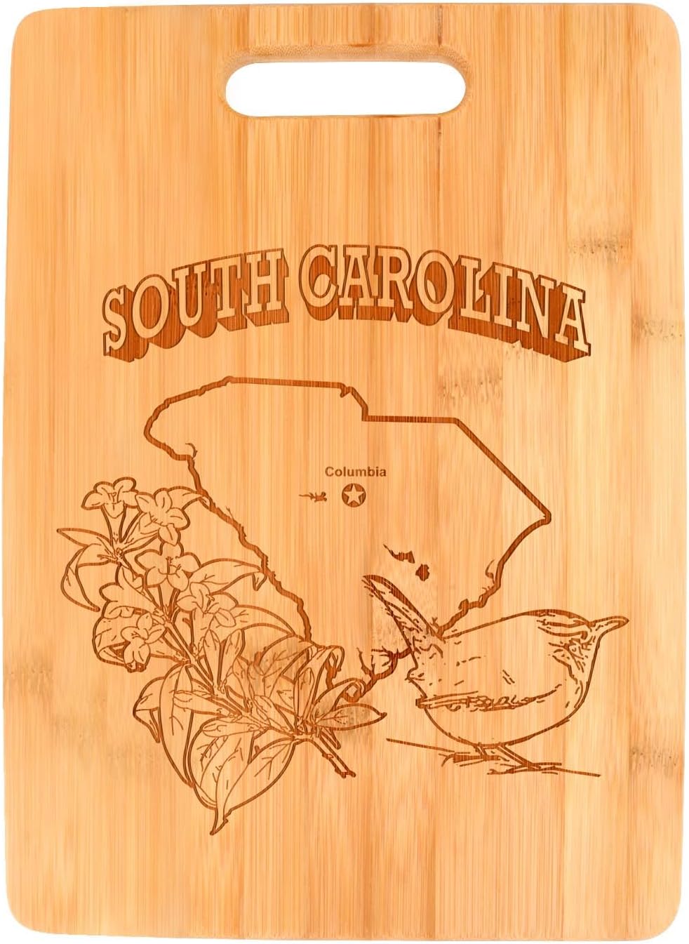 State Pride South Carolina Kitchen Decor South Carolina Cheese Board Decorative Paddle Shaped Wood Serving Board