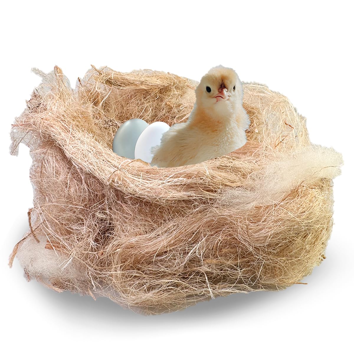 Natural Mixing Bird Nesting Materials,4 Kinds of Material Professional Ratio Matching Nesting Material Pads for Bird,Bird Nesting Material for Budgie,Parrot,Finche,Canaries,Other Birds（2.8oz/80g）