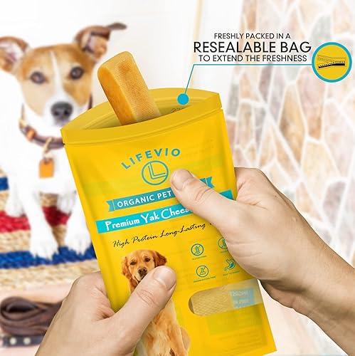 Miniatura 6 de Masticables prémium de queso de yak del Himalaya para perros, palitos de larga duración  Masticables de queso 100% natural para perros hechos con