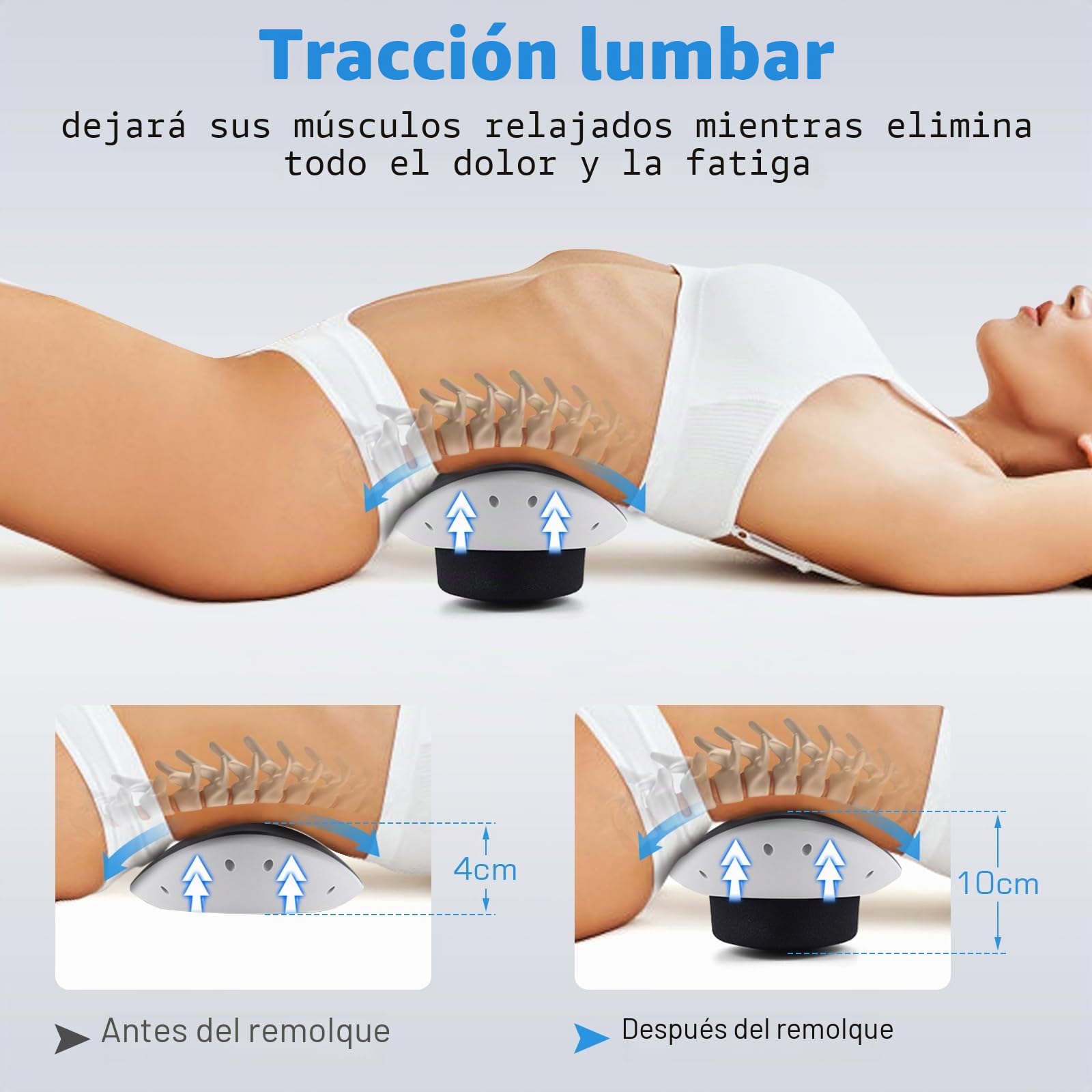 Masajeador lumbar eléctrico