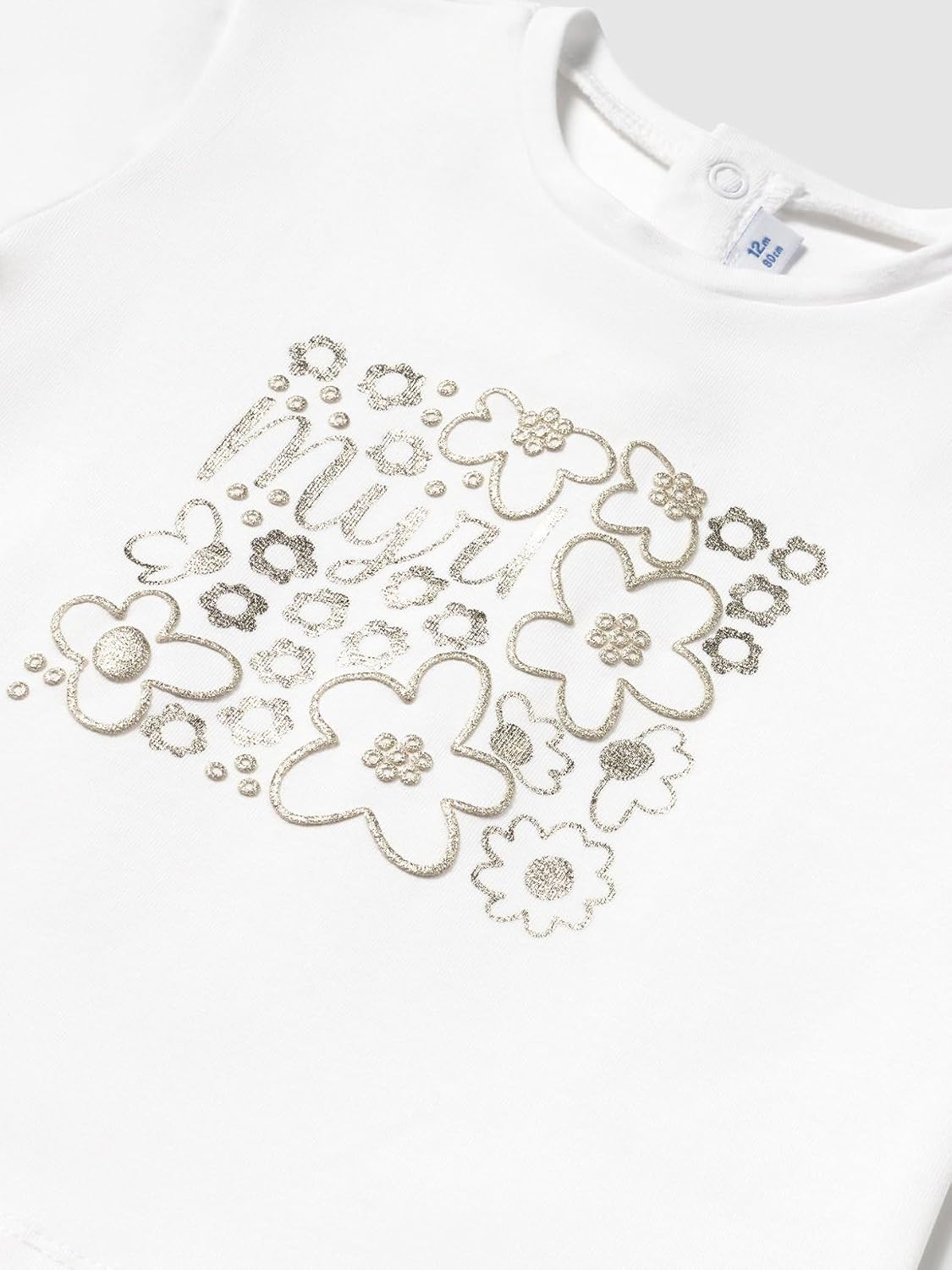 Mayoral Basic s/s t-Shirt for Baby-Girls White