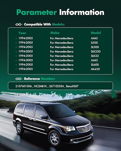 Miniatura 2 de SCITOO 1 funda para llavero M-ercedes-Benz C220 C230 S320 S500 ML320 ML350 ML430 ML500 ML55 AMG SL320 SL500 SL600 SLK230 AMG SLK320 1994-1994 2005