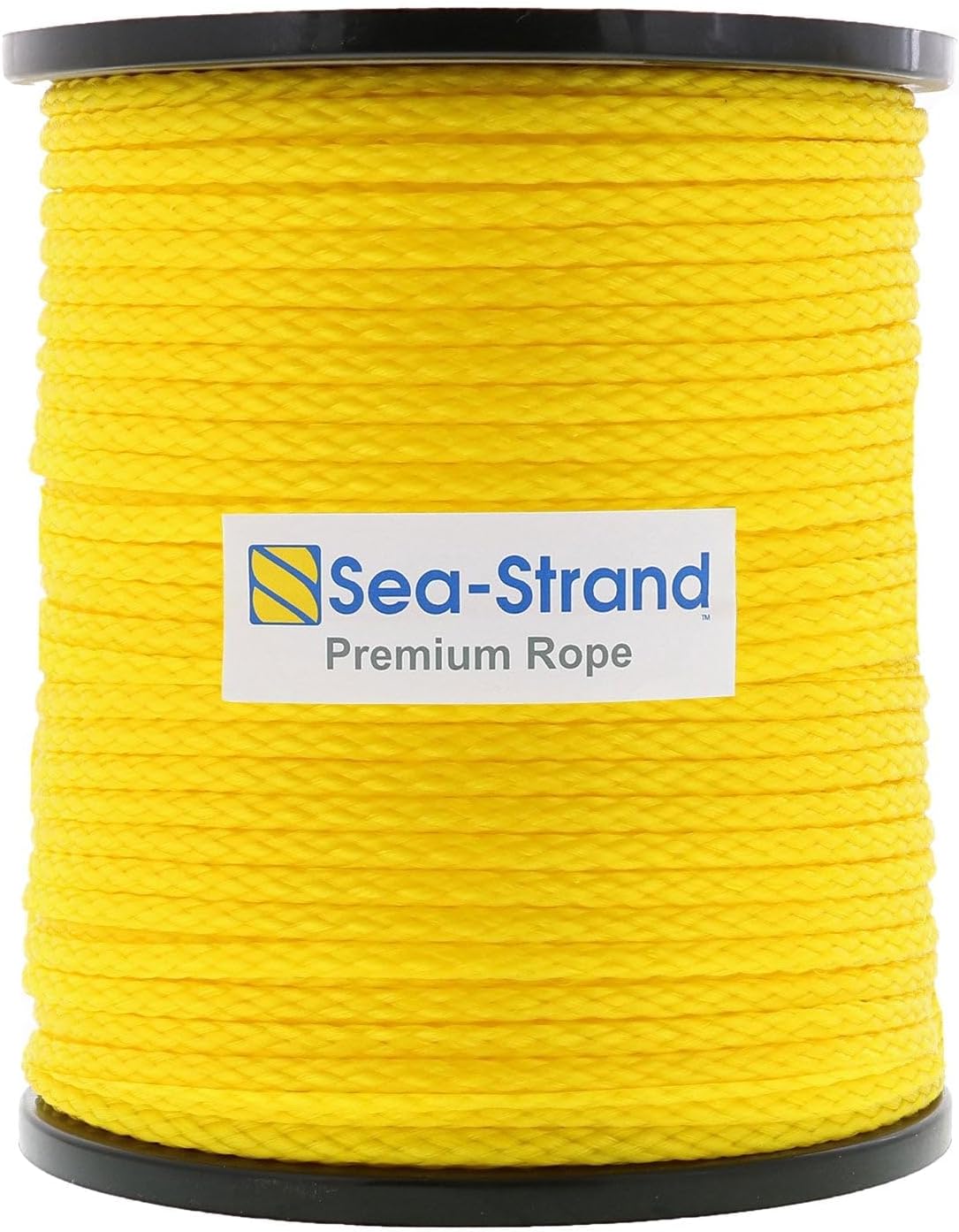 1/2" x 600' Reel, Yellow, 3-Strand Polypropylene Rope for Mooring, Anchoring, Crafts, Swings | Rot Resistant | Heavy Duty