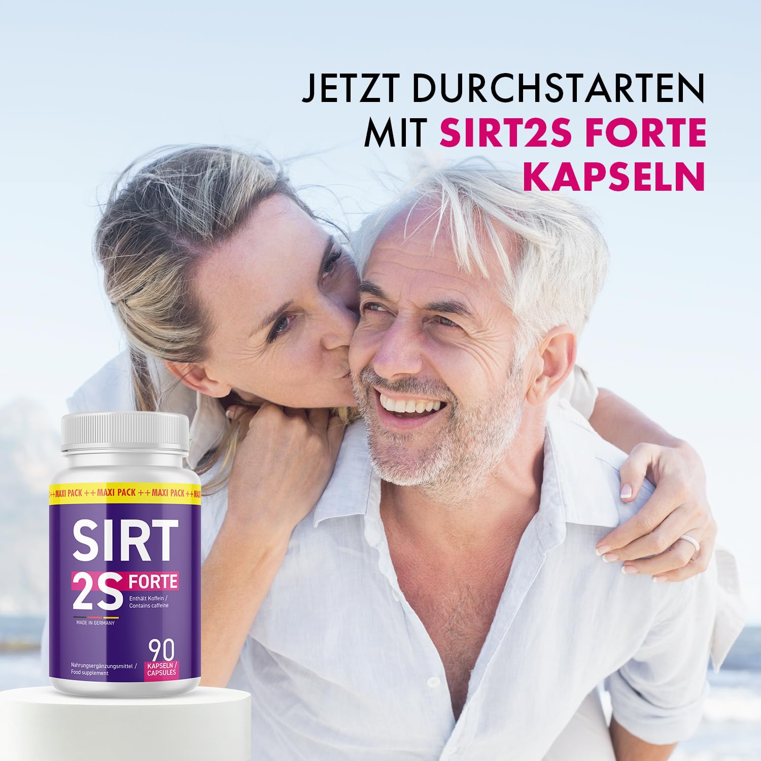 Sirt2S Forte Kapseln | kombination hochwertiger Zutaten | einfache Anwendung | 90 Kapseln Inhalt