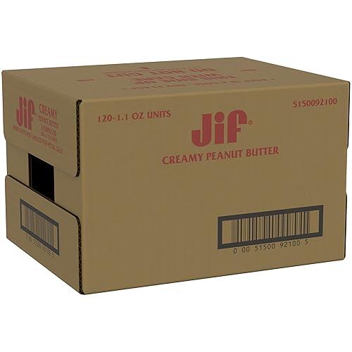 Miniatura 2 de Jif Mantequilla cremosa de maní, control de porciones, 1.1 onzas, 120 unidades