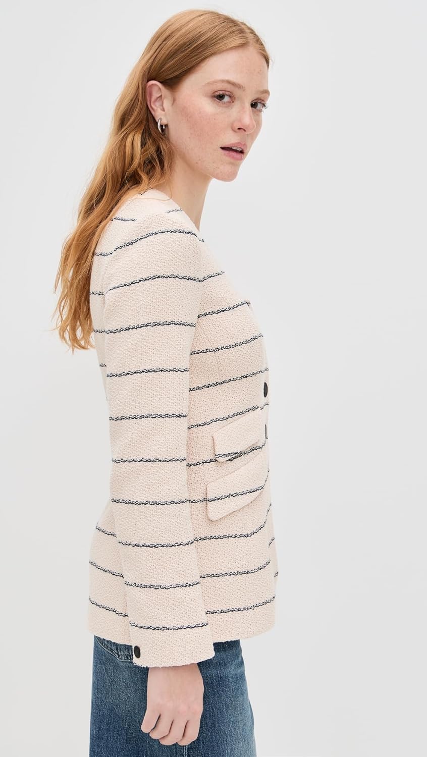 rag & bone Women's Roslyn Tweed Blazer - Image 4