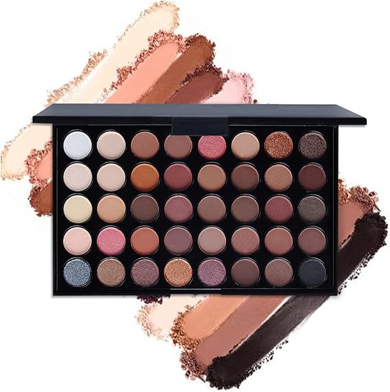 All in One Makeup Kit,40 Colors Eyeshadow Palette,Christmas Makeup Kit,Full Starter Cosmetics Set with Makeup Brushes,Brow Pencil, Mascara,Women and Teens Makeup Gift Set