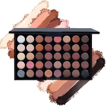 All in One Makeup Kit,40 Colors Eyeshadow Palette,Christmas Makeup Kit,Full Starter Cosmetics Set with Makeup Brushes,Brow Pencil, Mascara,Women and Teens Makeup Gift Set