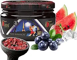 Tanya Herbal 100% livre de nicotina e tabaco Shisha sabor narguilé saco de 250 g (Paris Romantic)