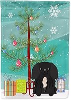 Vista 45 de Caroline's Treasures BB4243GF Bandera de jardín con texto en inglés «Merry Christmas» con texto en inglés «Merry Christmas», bandera decorativa