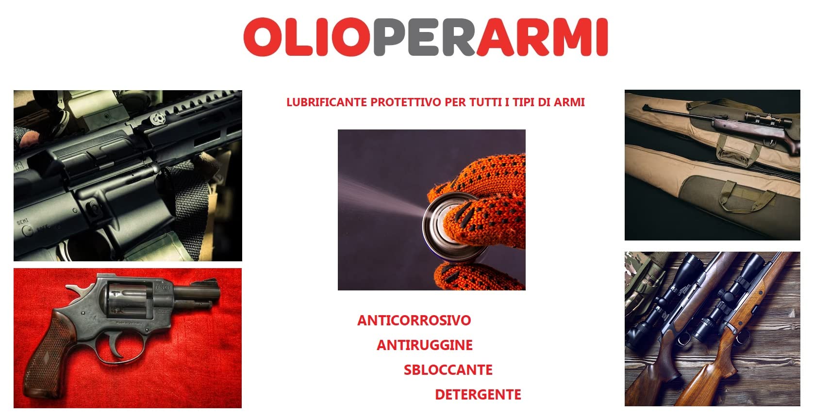 Olio per Armi, Lubrificante Protettivo Spray per Fucili e Pistole, previene la ruggine, elimina i residui carboniosi, Ideale Anche per Catene di Moto, Bici e Altro, 200ml