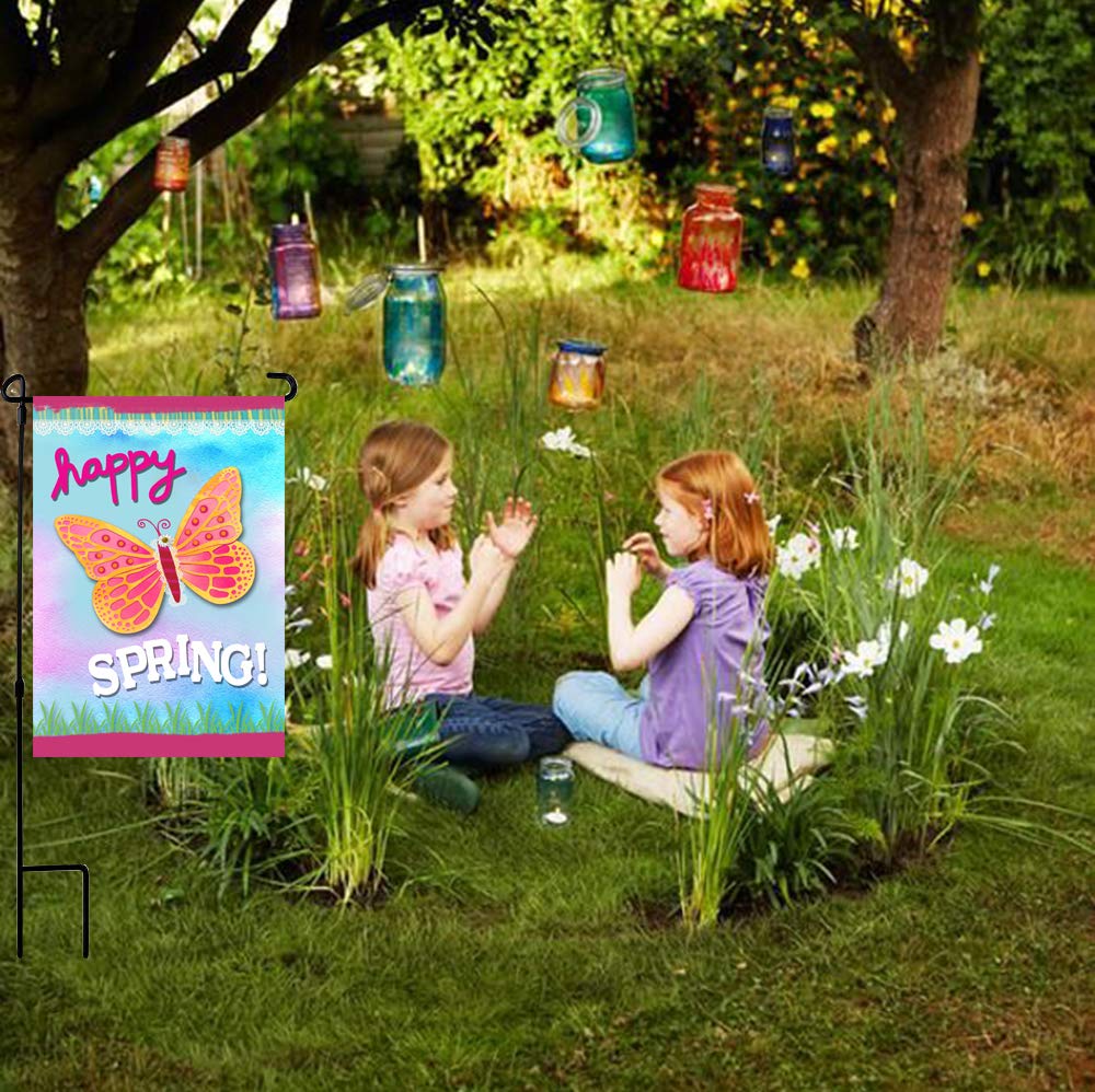 Lot De 4 Supports De Drapeau De Jardin - 34,3 Cm De Large