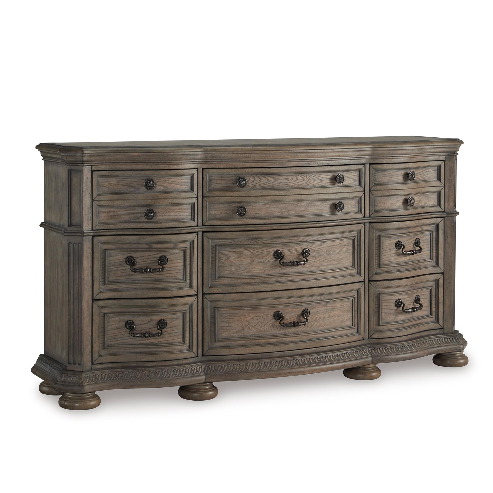 Photo 1 of ***FACTORY SEALED****
Signature Design by Ashley Ardenfield Traditional 74" W 9 Drawer Dresser, High Capacity Storage for Bedroom Master Suites, Light Brown