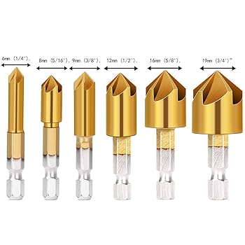 Amazon | ALSKY 面取りカッター バリ取り 6本セット，セット