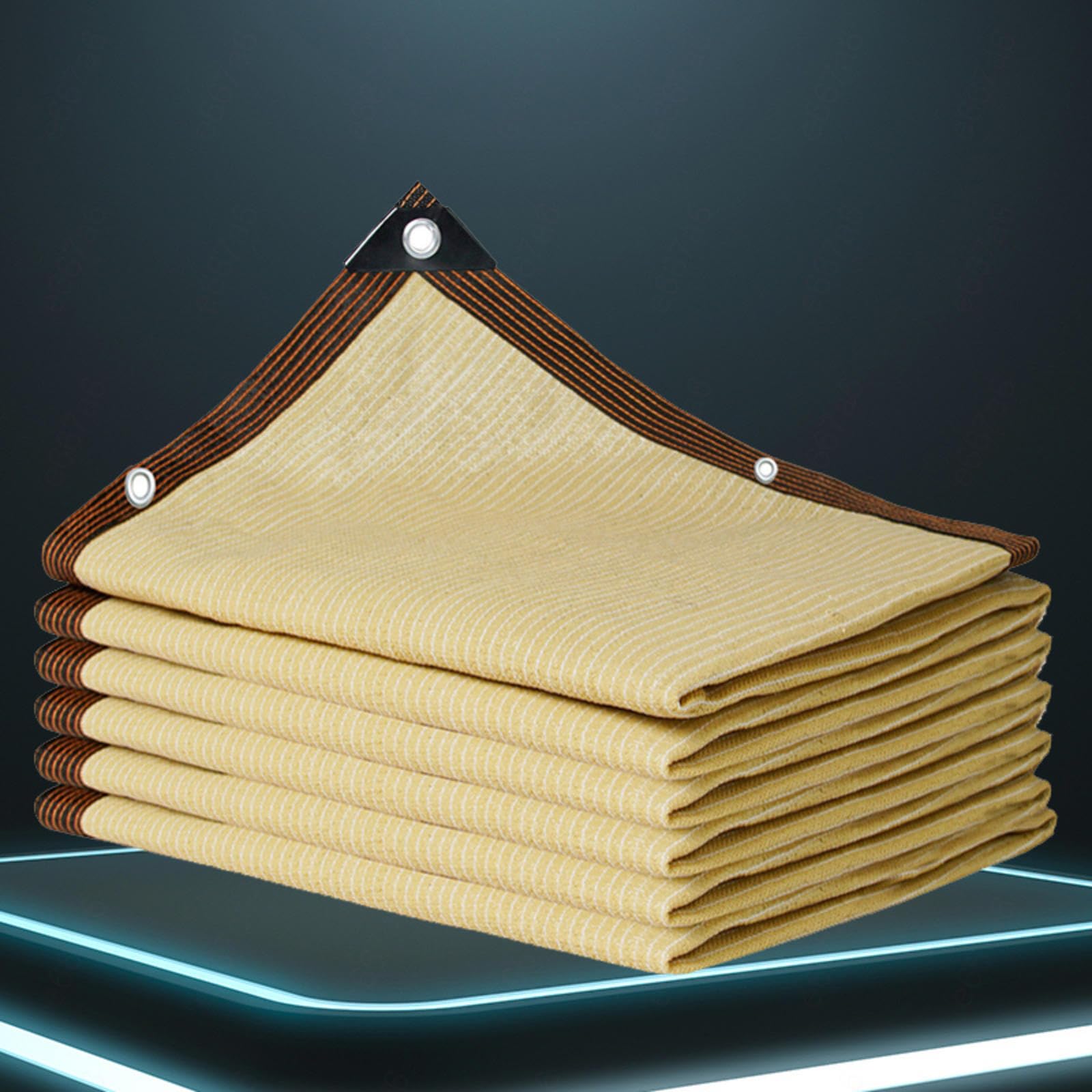 WQPMNYG Beige Shade Cloth 3x4m - 90% UV Protection Outdoor Garden Canopy, Sunshade for Patio, Deck, and Backyard, Enhance Your Outdoor Space.