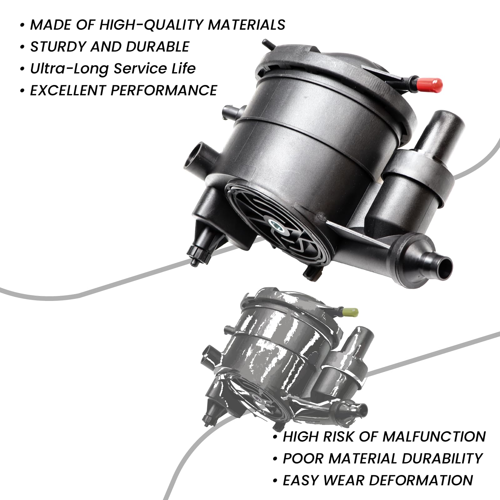 Filtro de combustible diesel para Jumpy Xsara Coupé 206 306 Van Expert Platform Partner Diesel 1.9D DW8 DW8B 9625224180