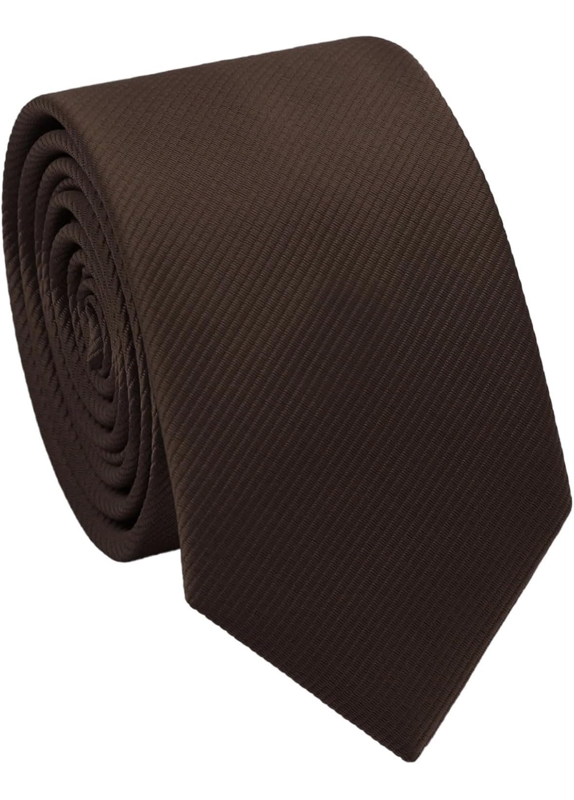 Men’s Solid Formal Slim Tie for Office, Wedding & Party Weartie-image-11