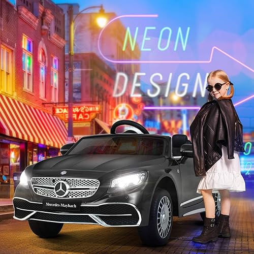 Miniatura 2 de Uenjoy Coche eléctrico para niños Mercedes-Benz Maybach Ride On Car, control remoto, coche de batería, arranque con llave, función de arranque