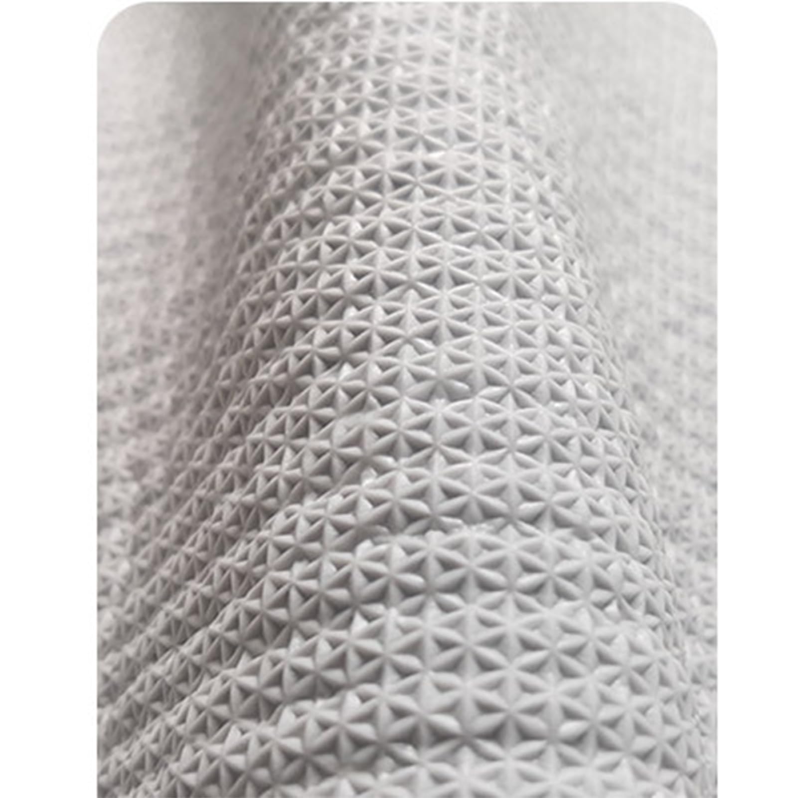 Tapis de bain en chenille antidérapant ovale et lavable pour baignoire Jaune 4,8 x 8 m
