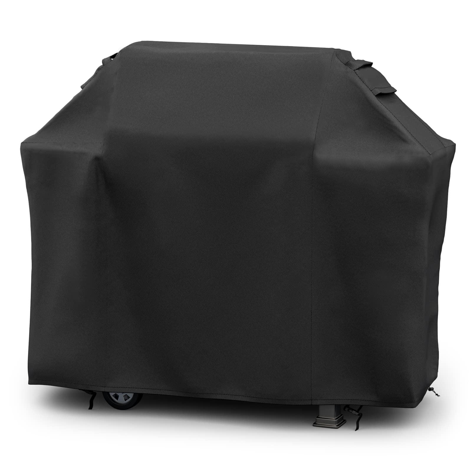 Photo 1 of SHINESTAR 50-Inch Heavy-Duty Waterproof Grill Cover for Weber Spirit, Char-Broil and More 2-Burner Gas Grills, Tear-Resistant Side Design, Buckle Straps and Built-in Vents, Black, 50"L x 22"W x 42"H