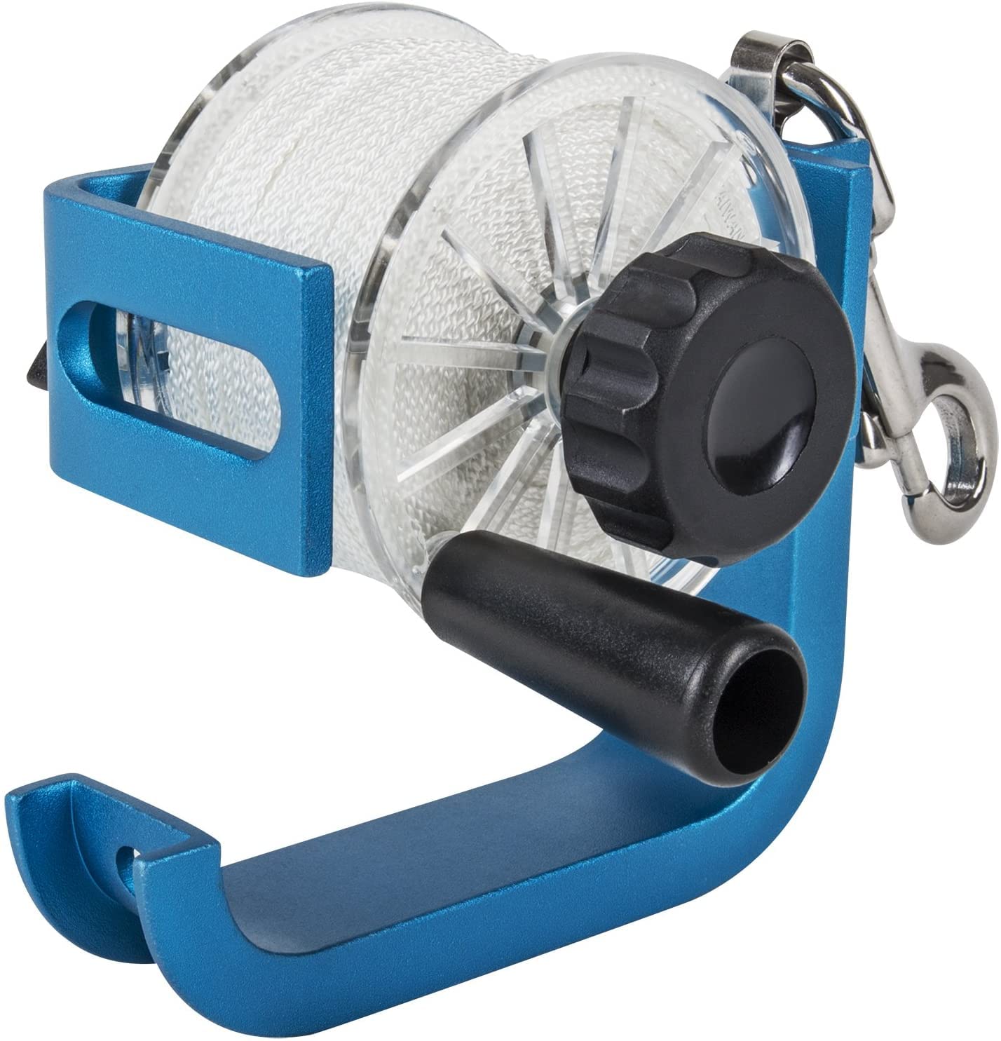 Trident Standard Diver’s Reel with Stainless Steel Base, 140 Feet of Line