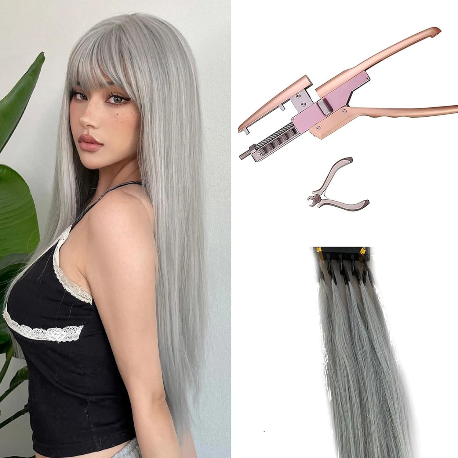 6D 2Nd Generation Hair Extensions Machine Kit/6D Hair Extensions Tool