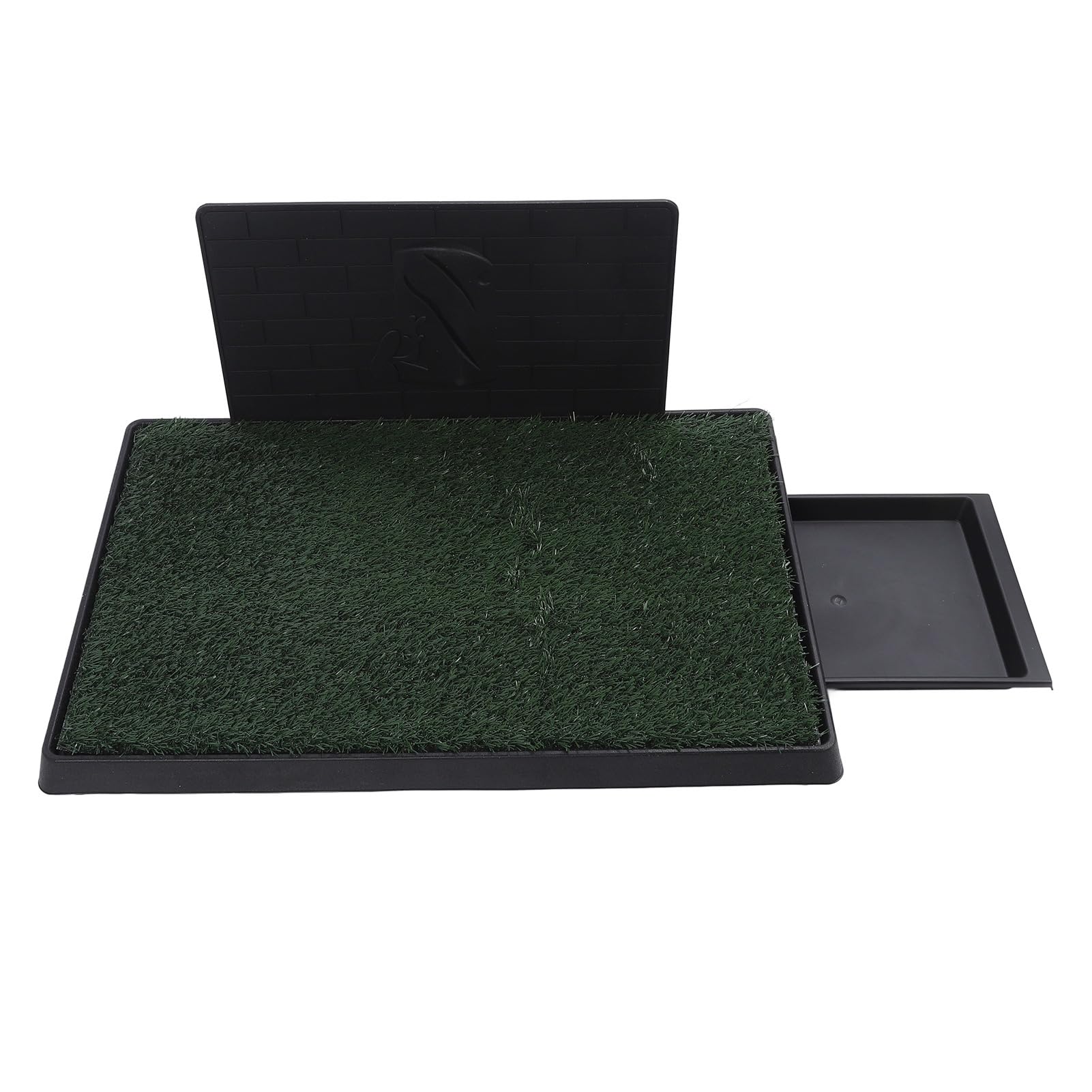 Almohadillas para Orinar de Hierba para Perros, Organization de 3 Capas Fácil de Limpiar, Bandeja Reutilizable para Adiestramiento de Cachorros, Orinal de Césped (Tamaño Grande