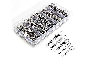 Premium 200-Piece Fishing Swivel Kit: Enhance Your Fishing Arsenal