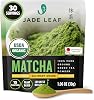 Jade Leaf Matcha Green Tea Powder - USDA Organic, Authentic Japanese Origin - Classic Culinary Grade Smoothies, Lattes, Baking, Recipes - Antioxidants, Energy 30g Starter Size 141 Parallel Import