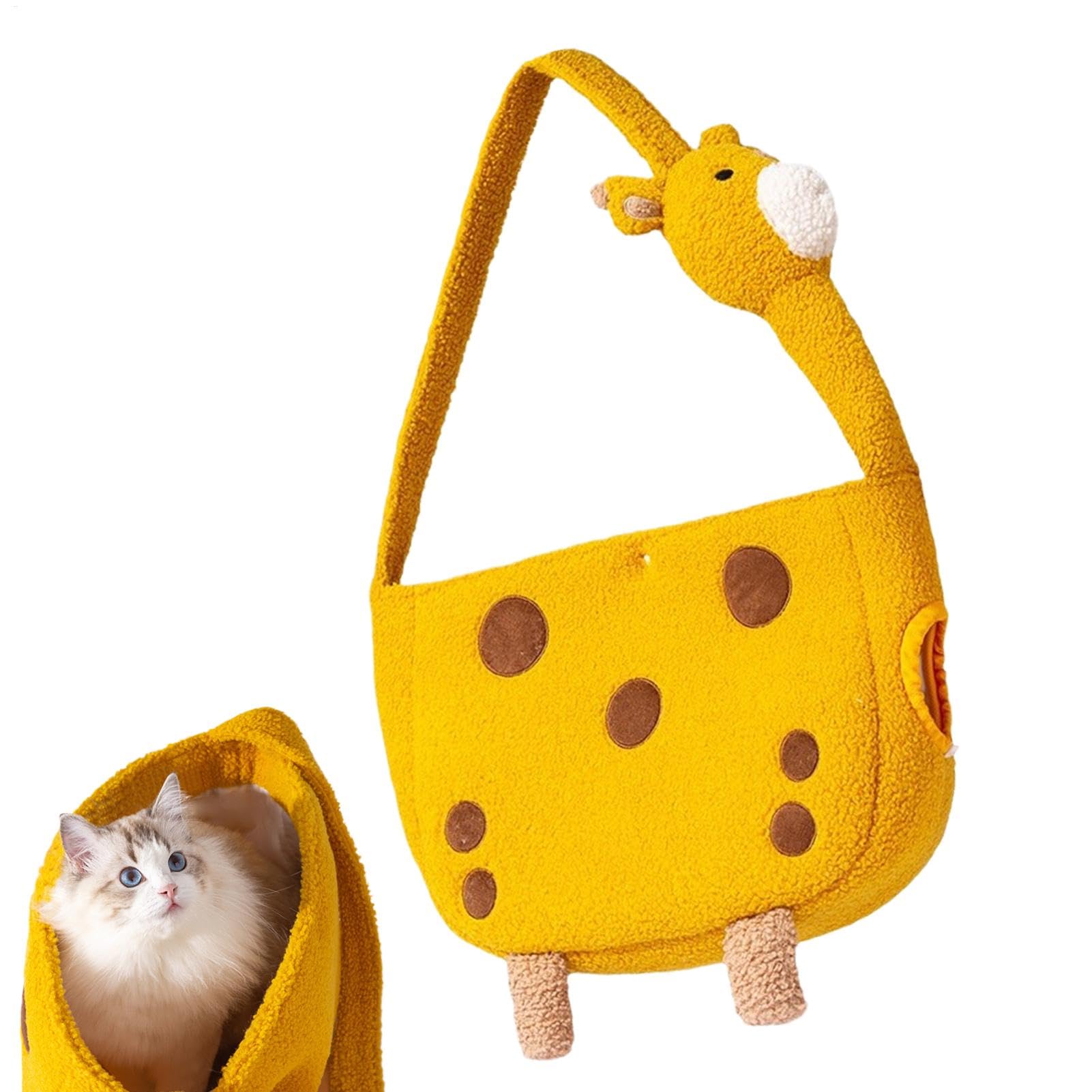 Sac pour petit chien et chat de taille moyenne, sac de transport girafe de randonnée confortable