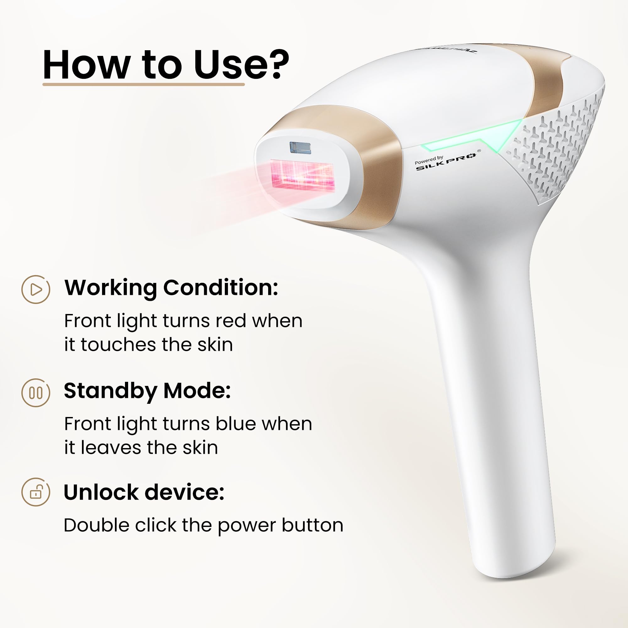 DermRays Depilazione laser a diodi 810 nm per donne e uomini, V4S per tinto 1-5, dispositivo per uso domestico approvato dalla FDA, sistema di depilazione ICE-Cooling, grandangolo
